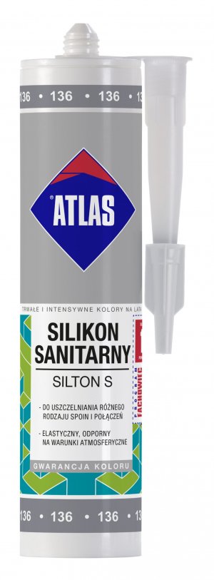 ATLAS SILTON S – Sanitärsilikon für Fugen und Anschlüsse