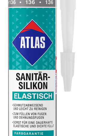 ATLAS ELASTISCHES SANITÄRSILIKON – elastischer Sanitärdichtstoff