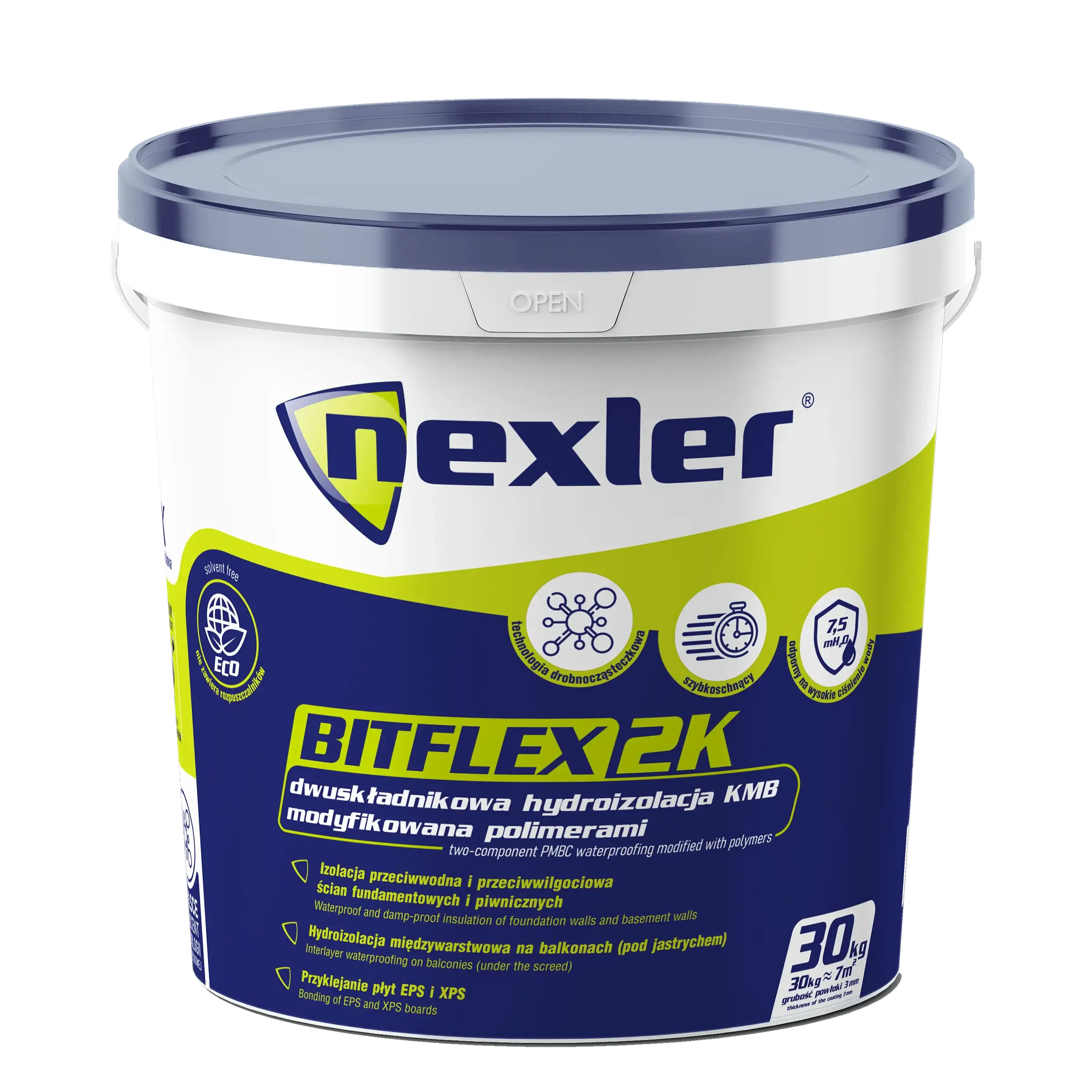NEXLER BITFLEX 2K – KMB-Bauwerksabdichtung – 30 kg