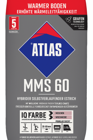 ATLAS MMS 60 – Hybrider selbstverlaufender Estrich mit erhöhter Wärmeleitfähigkeit