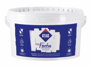 ATLAS eco FARBA - Weiße Acryl Innenfarbe