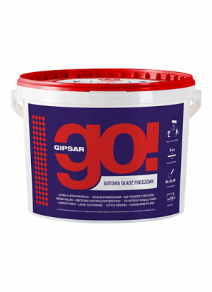 ATLAS GIPSAR GO! – Gebrauchsfertige Spachtelmasse für glatte Wände & Decken