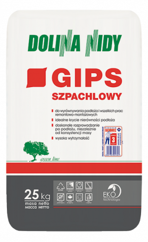 DOLINA NIDY SPACHTELGIPS – Universal-Gipsspachtel für Ausgleich und Montage