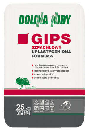 SPACHTELGIPS - PLASTIFIZIERTE FORMEL DOLINA NIDY