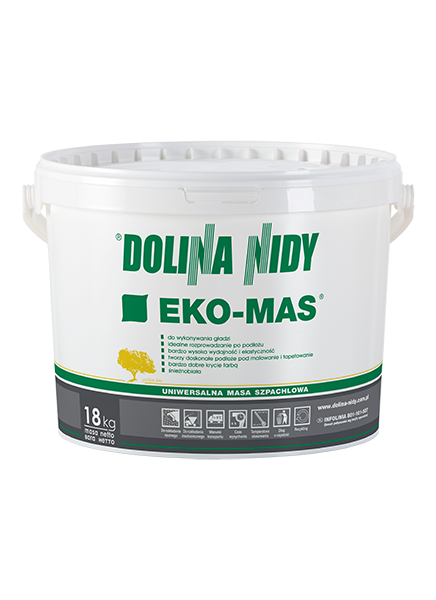 DOLINA NIDY EKO-MAS – Gebrauchsfertige Universal-Spachtelmasse | 5 kg / 18 kg / 28 kg