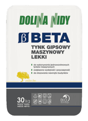 DOLINA NIDY BETA – Leichter Maschinen-Gipsputz für Innenräume | 30 kg