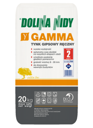 DOLINA NIDY GAMMA – Manueller Gipsputz | 20 kg