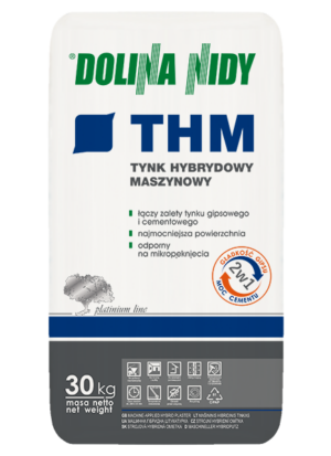DOLINA NIDY THM – Hybrid-Maschinengipsputz | 30 kg