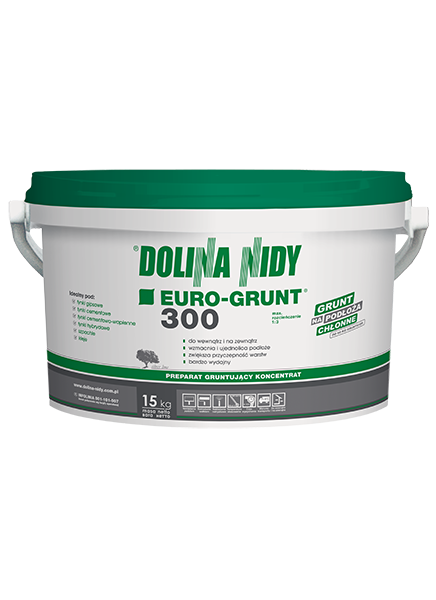 DOLINA NIDY EURO-GRUNT 300 – Grundierkonzentrat, Verdünnung bis 1:3 | 15 kg