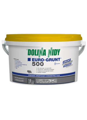 DOLINA NIDY EURO-GRUNT 500 – Grundierkonzentrat, Verdünnung bis 1:5 | 15 kg