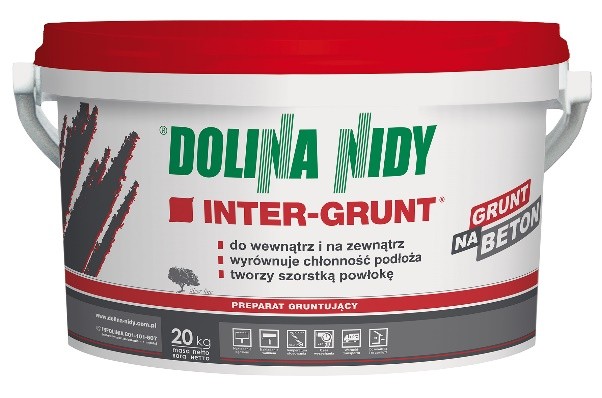DOLINA NIDY INTER-GRUNT – Quarzsand-Haftgrund für glatte Untergründe | 20 kg