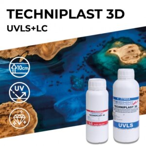 TECHNIArt TECHNIPLAST 3D UVLS+LC – UV-stabiles Gießharz bis 10 cm