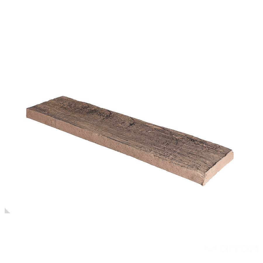 DITON Dielen und Holzblock in Natur-Patina-Optik – Betonplatten in Holzoptik