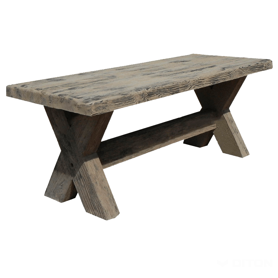 DITON Bänke, Tische und Sitze in Natur-Patina-Optik – Betonbänke und -tische in Holzoptik