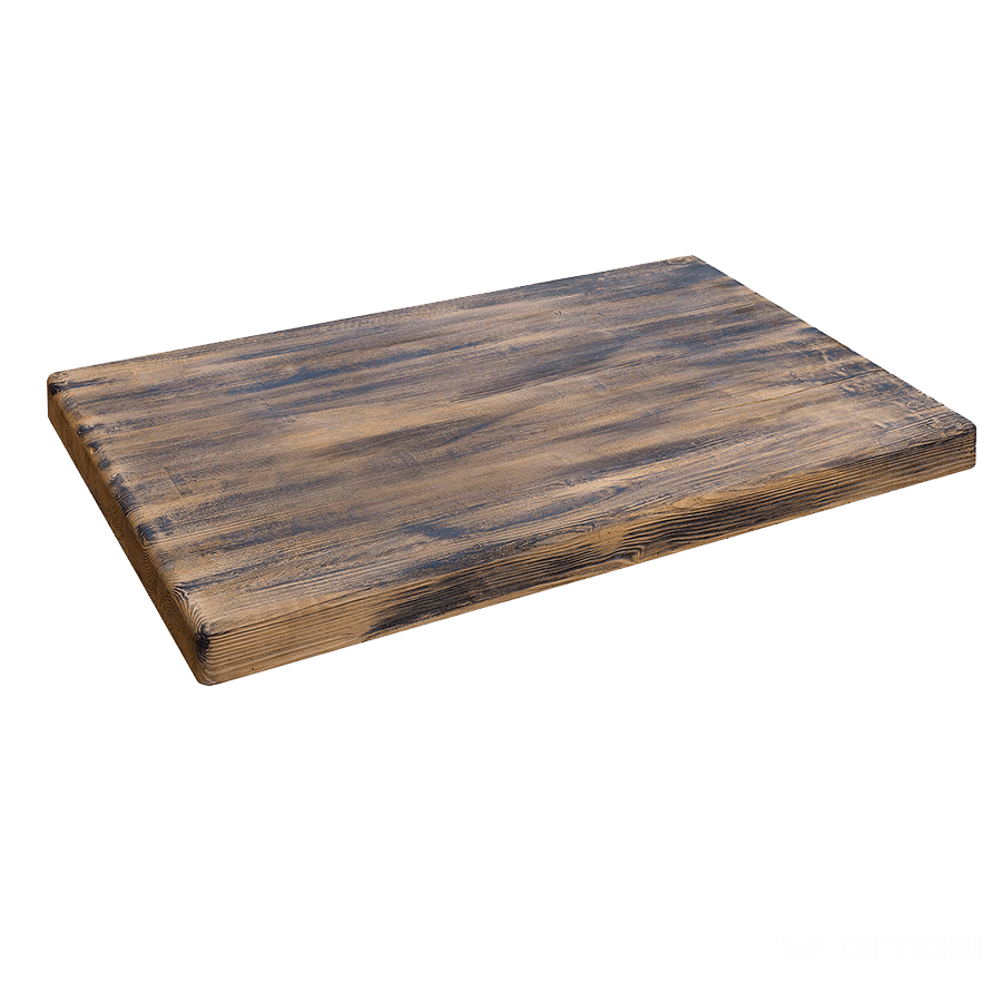 DITON Podestplatten in Natur-Patina-Optik – Blockstufen in Holzoptik