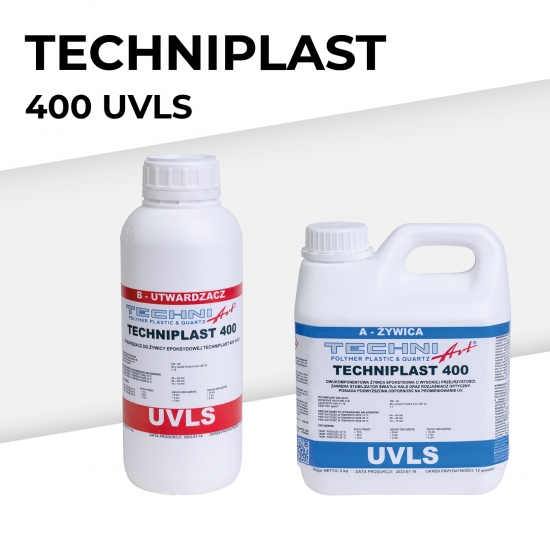 TECHNIArt TECHNIPLAST 400 UVLS – Farbloses Epoxidharz mit langfristigem UV-Schutz – Für Güsse bis 1 cm in einer Schicht