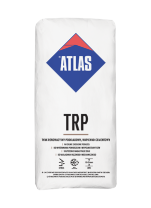 ATLAS TRP – Kalkzement-Unterputz für stark salzbelastetes Mauerwerk | 25 kg