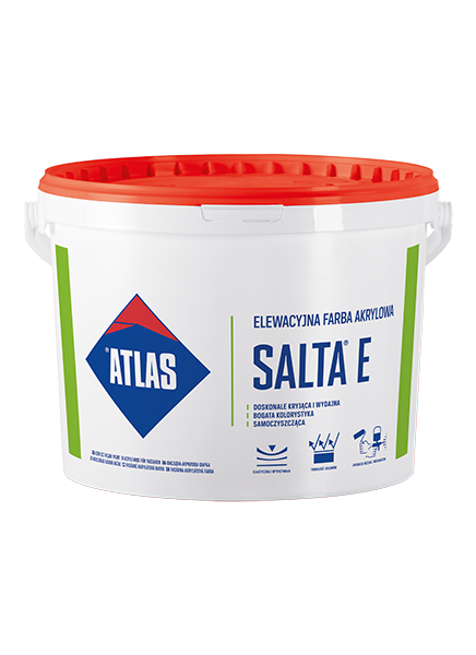 ATLAS SALTA E – Acryl-Fassadenfarbe | Farbgruppe II | 10 l