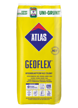ATLAS GEOFLEX – Hochelastischer Gelklebemörtel (C2TE), 2 - 15 mm | 25 kg