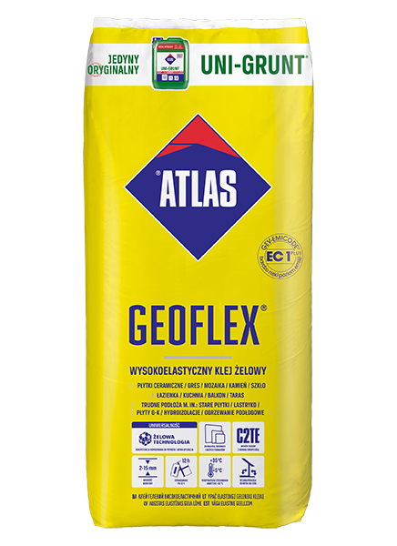 ATLAS GEOFLEX – Hochelastischer Gelklebemörtel (C2TE), 2 - 15 mm | 25 kg