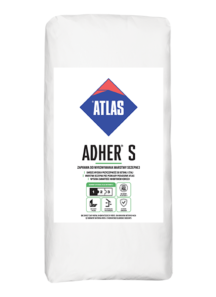 ATLAS ADHER S – Eine Kontaktschicht des Systems ATLAS BETONER S | 25 kg