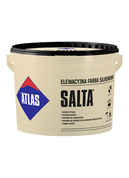 ATLAS SALTA – Hybridsilikon-Fassadenfarbe | Farbgruppe II | 10 l