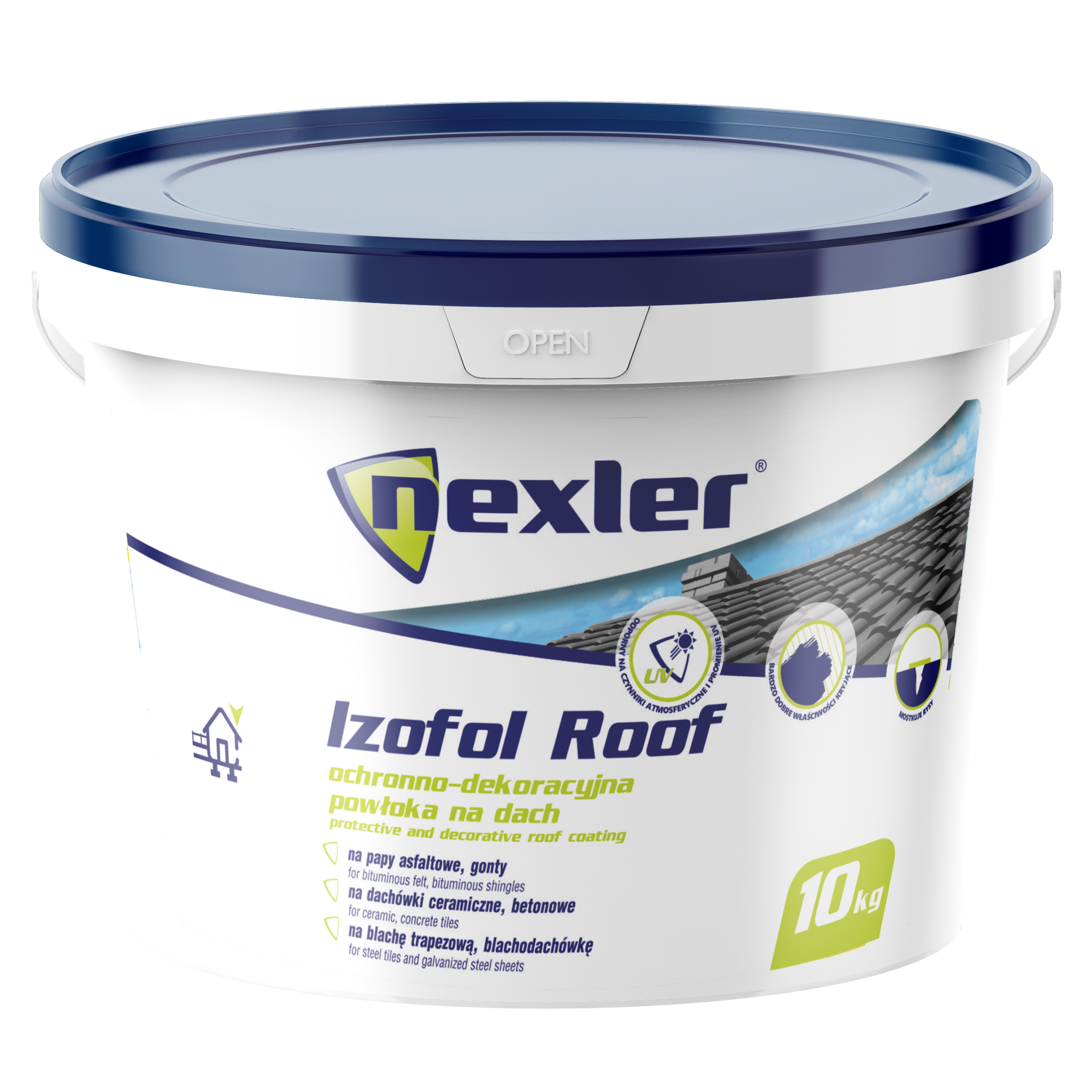 NEXLER Izofol Roof – UV-beständige Dachschutzbeschichtung