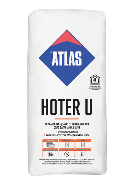ATLAS HOTER U – Klebemörtel für Wärmedämmungssysteme mit Styropor | 25 kg