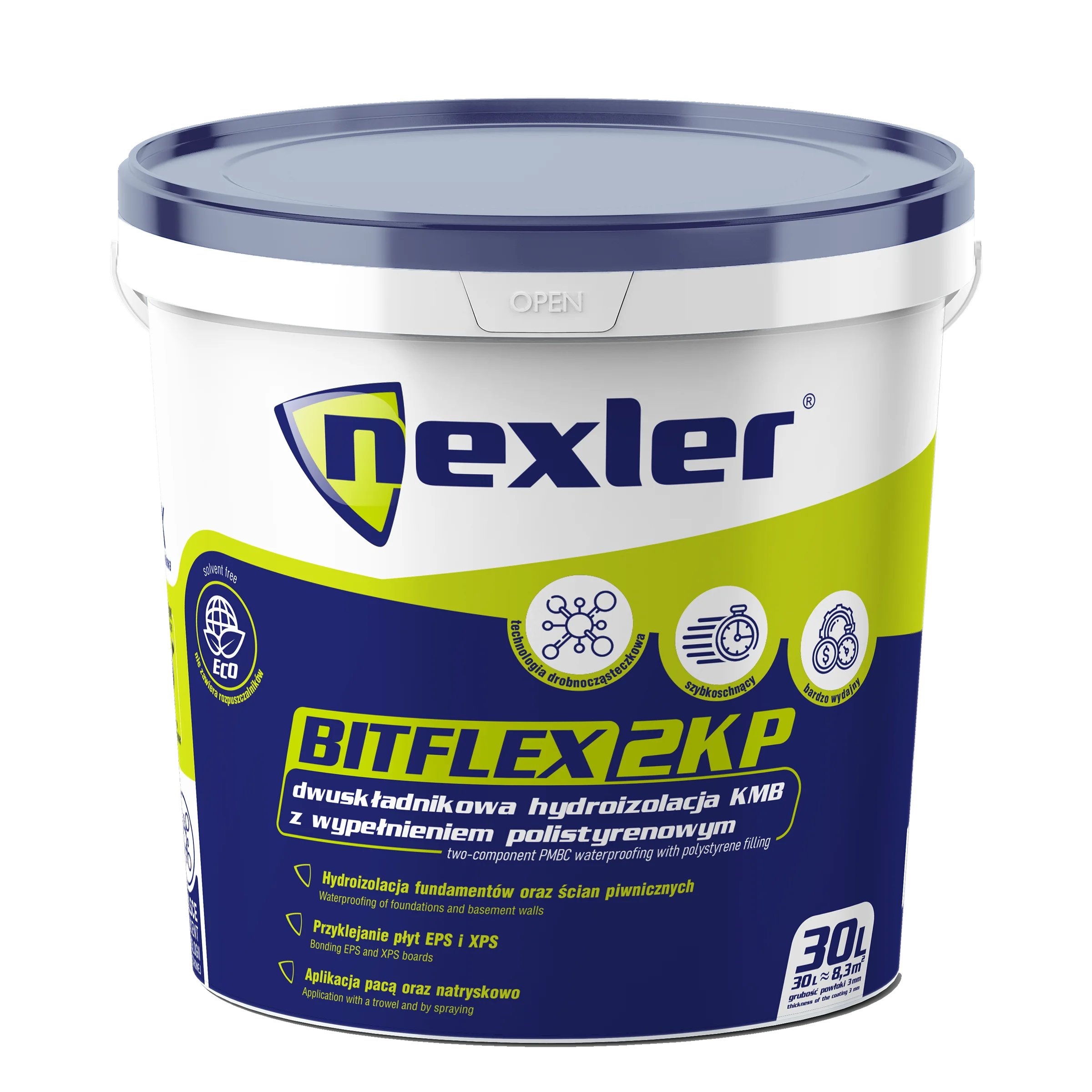 NEXLER BITFLEX 2KP – KMB-Bauwerksabdichtung – 30 l