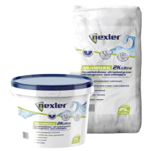 NEXLER AQUAMINERAL 2K Ultra – mineralisch-polymerer Dichtstoff – 40 (25 kg + 15 kg) kg