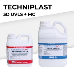 TECHNIArt TECHNIPLAST 3D-UVLS + TECHNIPLAST 3D-MC Kristallklares Epoxid-Gießharz für Güsse bis 5 cm in einer Schicht