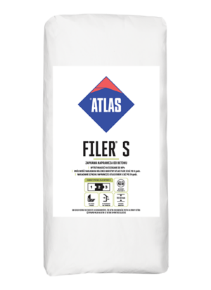 ATLAS FILER S – Zausgleichschicht für das System ATLAS BETONER S (10-50 mm) | 25 kg