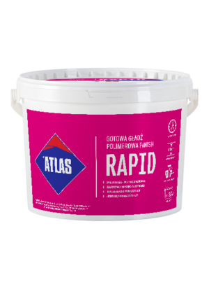 ATLAS RAPID – Gebrauchsfertige weiße Polymer-Feinspachtelmasse bis 3 mm | 25 kg