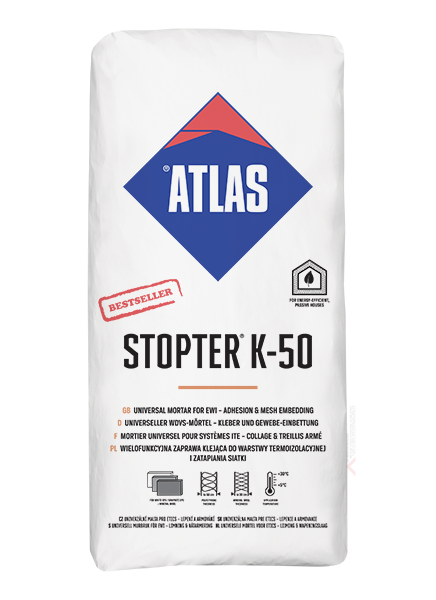 ATLAS STOPTER K-50 – WDVS-Klebemörtel | 25 kg