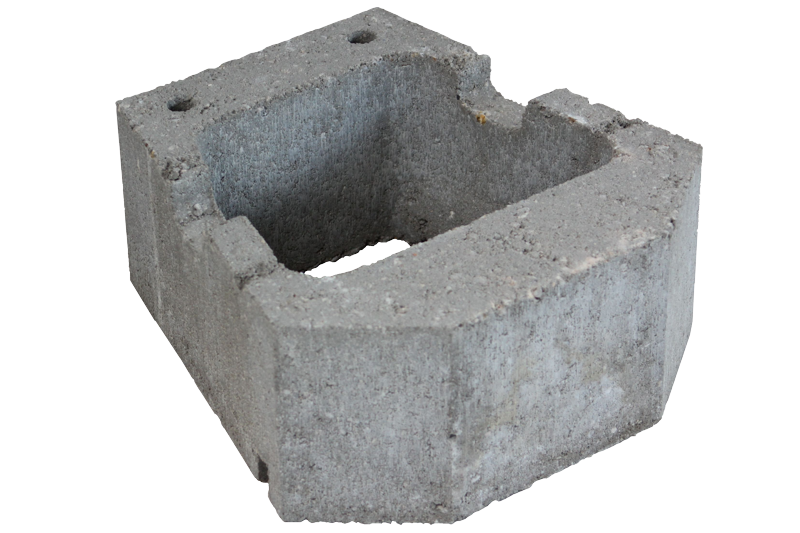 KB-BLOK GEOSTONE miniSHELF – glatter Pflanz- und Stützmauerstein für begrünbare Mauersysteme