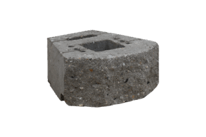 KB-BLOK GEOSTONE miniBENT – gespaltener Stützmauerstein mit plastisch geformter Sichtseite