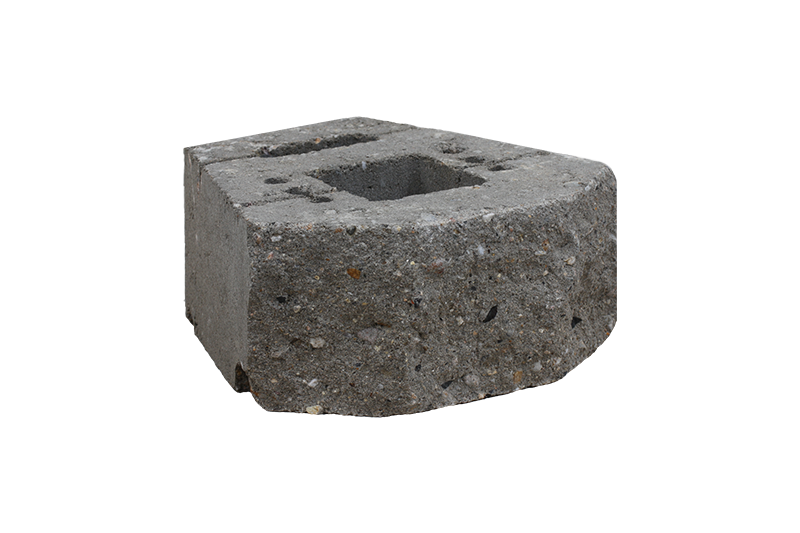 KB-BLOK GEOSTONE miniBENT – gespaltener Stützmauerstein mit plastisch geformter Sichtseite