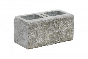 KB-BLOK KB 1-21 B RUSTIK – einseitig gespaltener teilbarer Rustik-Beton-Mauerstein für Mauer-, Zaun- und Pfeilerbau
