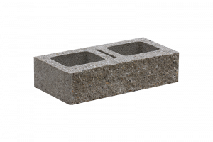 KB-BLOK KB 1-21 B90 – einseitig gespaltener teilbarer Beton-Mauerstein in 90 mm Höhe für Mauer-, Zaun- und Pfeilerbau