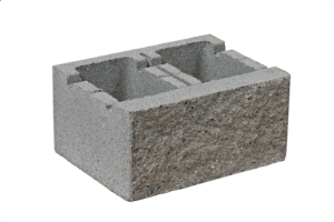 KB-BLOK KB 1-31 B mit Nut – einseitig gespaltener teilbarer Beton-Mauerstein mit Nut