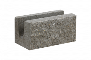 KB-BLOK KB 101-21 B – gespaltener Beton-Ringstein mit Profil B für 200-mm-Mauerwerk