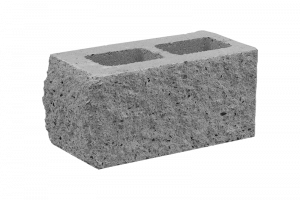 KB-BLOK KB 11-21 B – dreiseitig gespaltener teilbarer Beton-Endstein für Mauer-, Zaun- und Pfeilerbau