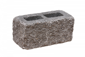 KB-BLOK KB 13-21 B GRIND – vierseitig gespaltener Beton-Pfeilerstein mit GRIND-Oberfläche für Mauer-, Zaun- und Pfeilerbau