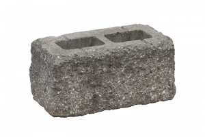 KB-BLOK KB 13-21 B RUSTIK – vierseitig gespaltener Rustik-Beton-Pfeilerstein für Mauer-, Zaun- und Pfeilerbau
