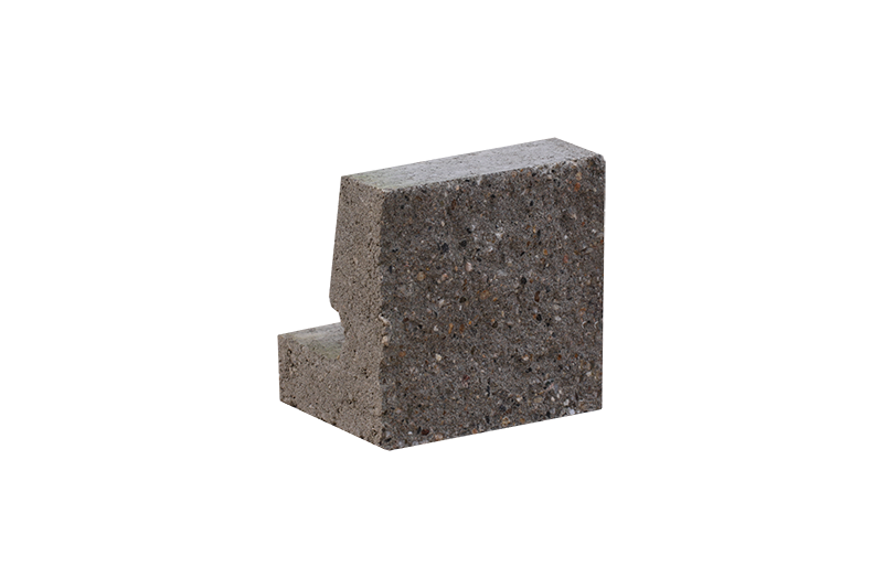 KB-BLOK KB 201-21 B – gespaltener geteilter Beton-Ringstein für das 300-mm-Modul