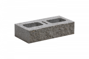 KB-BLOK KB 7-21 B90 – zweiseitig gespaltener teilbarer Beton-Mauerstein in 90 mm Höhe für Mauer-, Zaun- und Pfeilerbau
