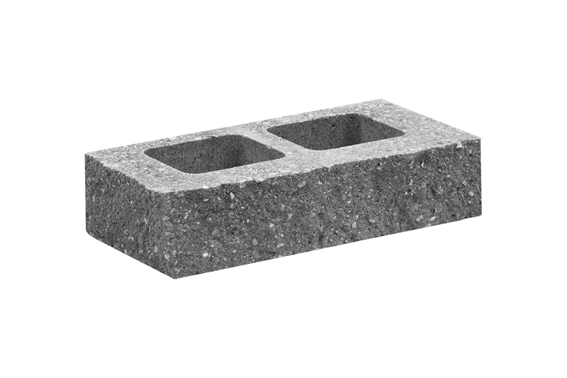 KB-BLOK KB 9-21 B90 – dreiseitig gespaltener Beton-Pfeilerstein in 90 mm Höhe