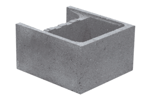 KB-BLOK KB ZB-40 RAPID Endstein – Schalungs-Endstein für Fundamente, tragende Wände, Keller und Stützwände