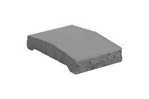 KB-BLOK KB ps-20 B 200 – Gespaltene Mauerabdeckung für 200-mm-Mauerwerk