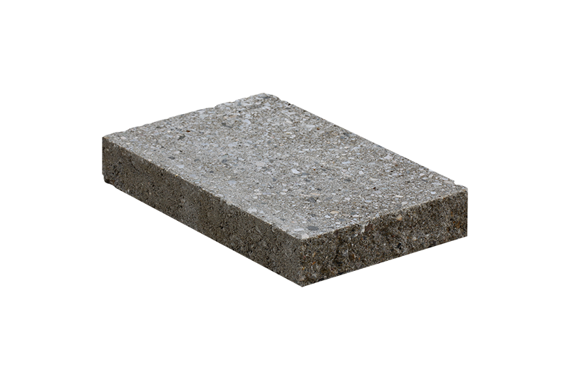 KB-BLOK KB ps-20 G 45 – Beidseitig gespaltene Mauerabdeckung für 200-mm-Mauerwerk